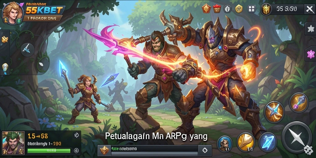 Gameplay ARPG yang seru dan menegangkan dalam 55KBET.
