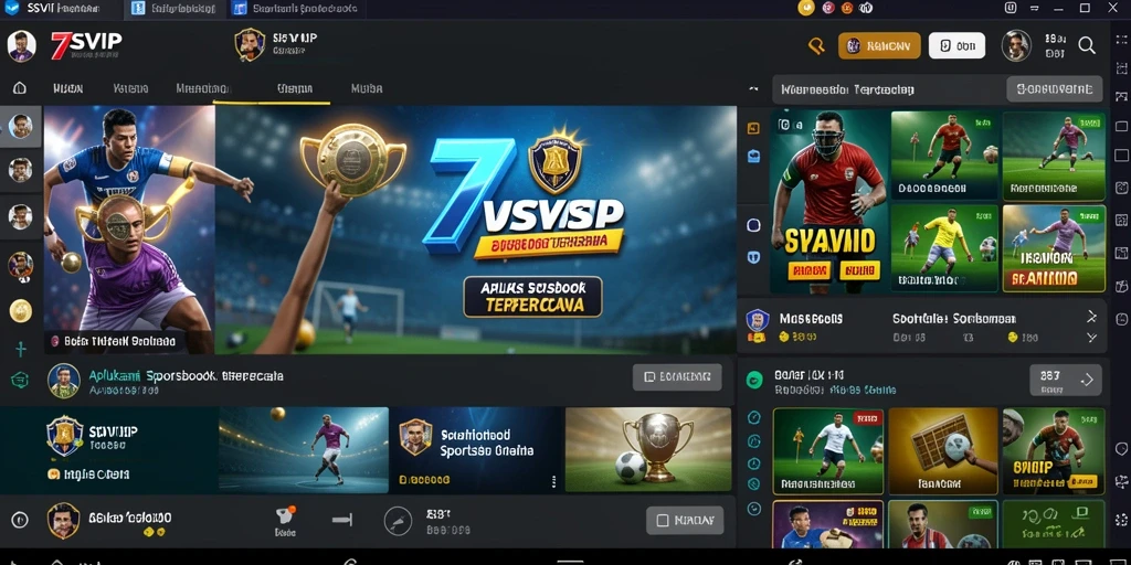 Tangkapan layar dari gameplay taruhan olahraga 7SVIP.