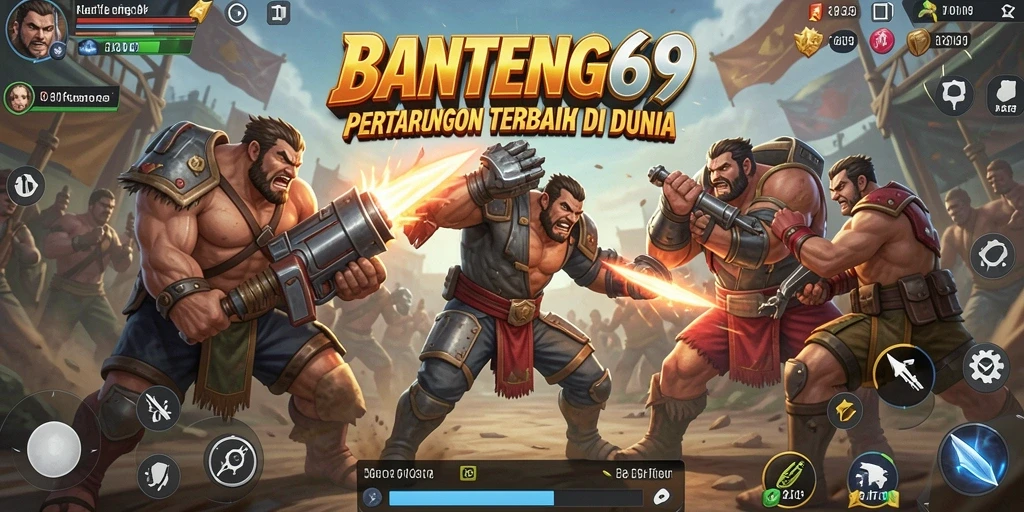 Gameplay intens BANTENG69 dalam suasana pertempuran
