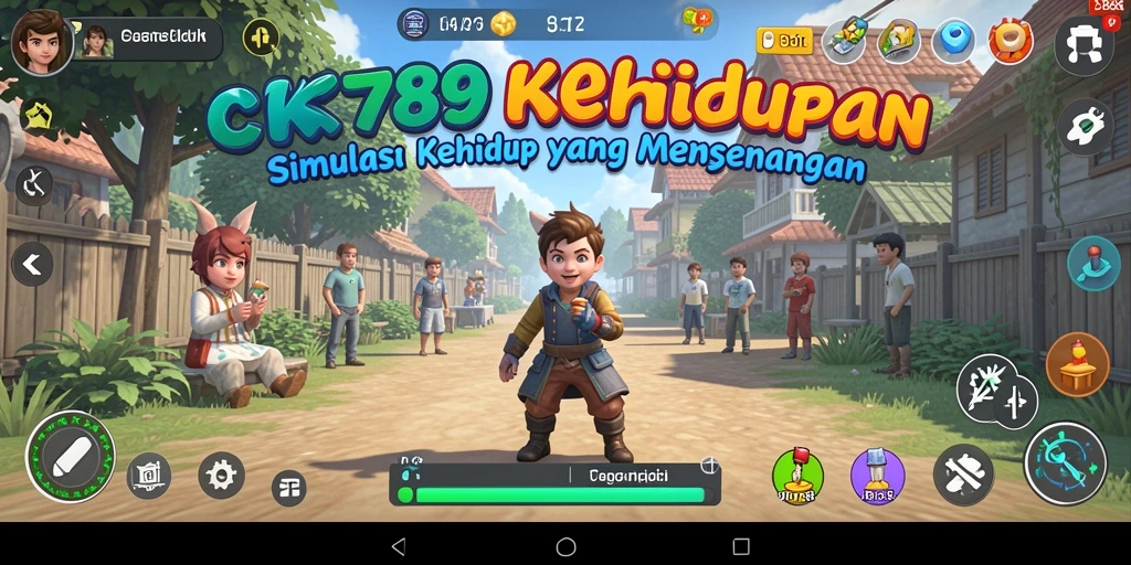 Tampilan gameplay CK789 menampilkan interaksi karakter yang dinamis.