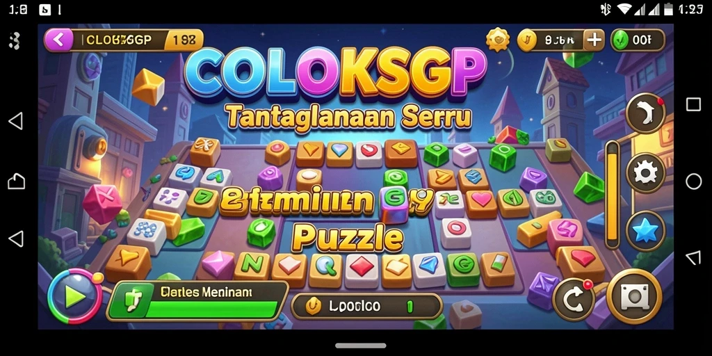 Tampilan gameplay COLOKSGP yang mengasyikkan.