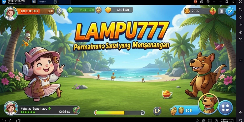 Screenshot gameplay LAMPU777 yang penuh warna dan menarik.
