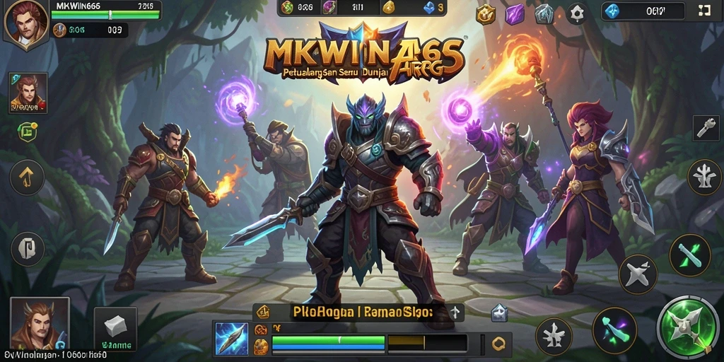 Gameplay menakjubkan dalam petualangan ARPG yang epik.