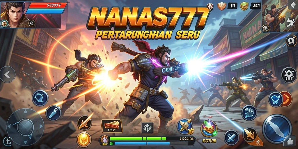 Gameplay seru dalam NANAS777 yang penuh aksi dan tantangan.