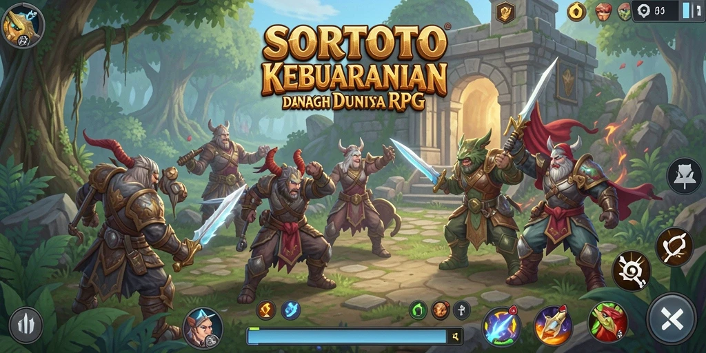 Tampilan gameplay SORTOTO dengan karakter dan dunia yang menakjubkan.