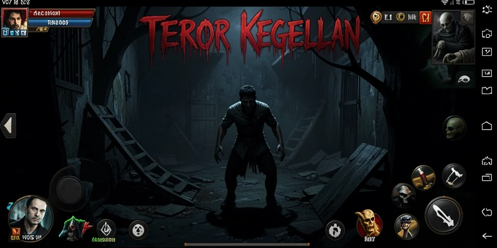 Tangkapan layar menampilkan momen mencekam dalam gameplay V07.